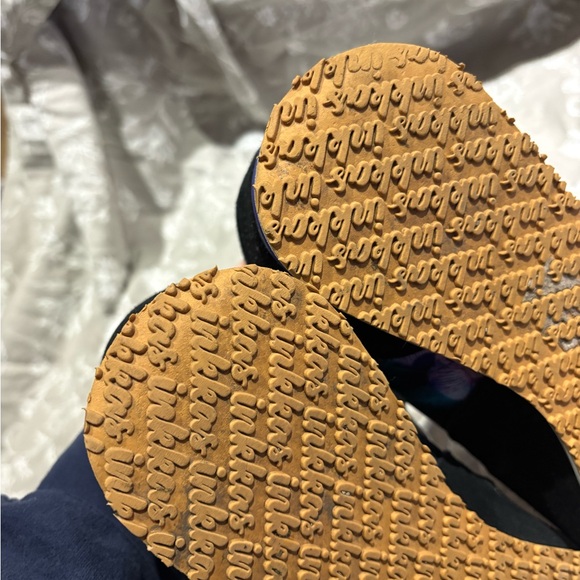 Inkkas Caladium black suede tropical floral sneakers 11 - Picture 5 of 9